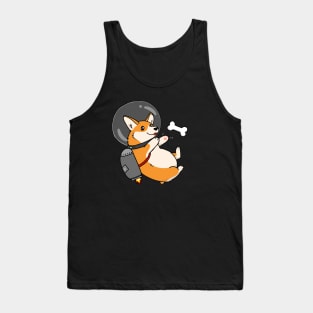 chubby space jetpack corgi Tank Top